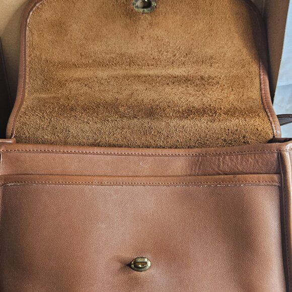 Coach City Bag 9790 British Tan Leather + Original Box | Vintage Icon Made in US - Picture 7 of 9